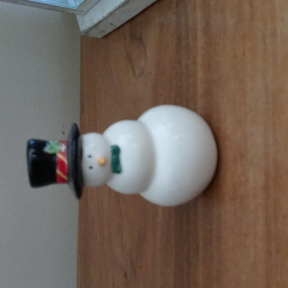 Snowman Salt Shaker